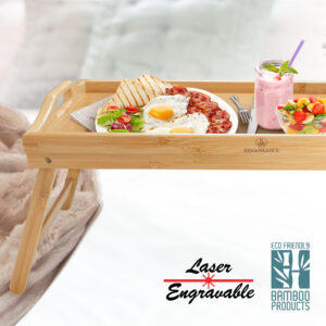 MULTIPURPOSE BAMBOO BED TRAY