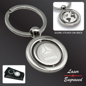 TERRA - REVOLVING GLOBE KEY TAG