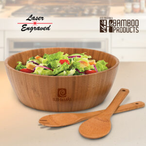 BAMBOO SALAD BOWL SET