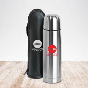 CLAYTON - 17 OZ BULLET STAINLESS STEEL VACUUM BOTTLE