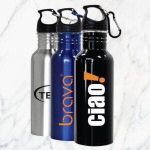 YORBA - 22 OZ STAINLESS STEEL SPORTS BOTTLE
