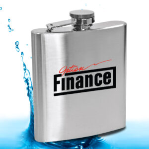 LINCOLN - 6 OZ STAINLESS STEEL HIP FLASK