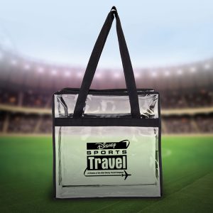 GRAHAM STADIUM ZIPPER CLEAR TOTE NFL APPROVED