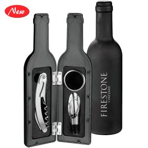 BRISBANE - 3 PIECE WINE BOTTLE TOOL SET